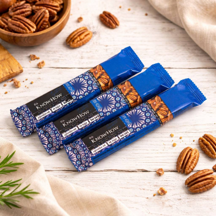 Темный шоколад KnowHow на эритрите с пеканом